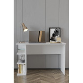 Sandalie Aris 50X113 Cm Çalışma Masası Bilgisayar Masası Ofis Ders Yemek Masası Beyaz - 1