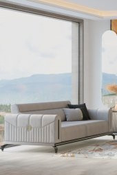 Sandalie Bella Üçlü Salon&Oturma Odası Kanepe - Antrasit - 2