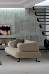 Sandalie Rose Üçlü Salon&Oturma Odası Kanepe - Krem - 2