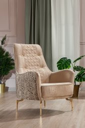 Sandalie Lexus Berjer Salon&Oturma Odası - Krem - 1