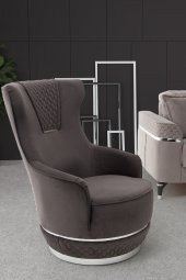 Sandalie Veyron Berjer Salon&Oturma Odası - Antrasit - 1