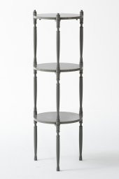 Sandalie Puzzle Salon&Oturma Odası Yuvarlak Raf - Gri - 1