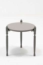 Sandalie Puzzle Salon&Oturma Odası Yuvarlak Zigon Sehpa Takımı - Gri thumbnail 2