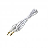 1.2M Stereo 3 Pin Aux Kablo - Beyaz - 1