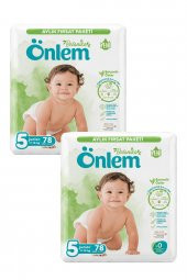 Önlem Botanika 5 Numara Bebek Bezi Fırsat Paketi Junior 78 Adet x 2 Paket - 1