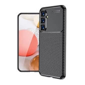 Galaxy S23 FE Kılıf Negro Karbon Tasarım Silikon Kılıf thumbnail 1