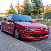 Peugeot 306 1993-2002 Uyumlu Üniversal Astra H lip Esnek Ön Lip 2 Parça Tampon Altı Dil Karlık Ön Ek - 1
