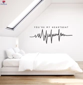 Oturma Odası, Ofis, Dükkan Duvar Sticker Aşk Alıntı Romantik Oda Dekorasyon Yatak Odası Çıkartmaları - 1