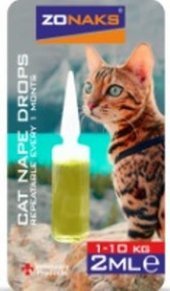 ZONAKS CAT NAPE KEDİLER İÇİN DERİ BAKIM YAĞI 2ML - 1