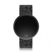 UPWATCH ROUND STEEL LEOPARD BLACK KADIN KOL SAATİ - 1
