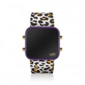 UPWATCH LED MINI GOLD PURPLE&LEOPARD UNİSEX KOL SAATİ - 2