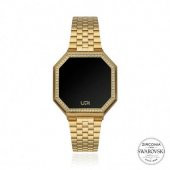 UPWATCH EDGE MINI 33MM SWAROVSKI® ZIRCONIA MATTE GOLD KADIN KOL SAATİ - 1