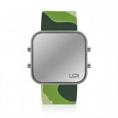UPWATCH LED GREY&GREEN CAMOUFLAGE UNİSEX KOL SAATİ - 1