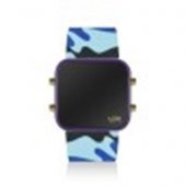 UPWATCH LED MINI GOLD PURPLE BLUE CAMOUFLAGE UNİSEX KOL SAATİ - 1