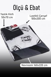 Beşiktaş Siyah Logo Tek Kişilik Nevresim Takımı Nevresim Takımı Lisanslı Nevresim Takımı - 2