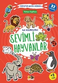 İlk Kelimelerle Sevimli Hayvanlar Yapıştır-Boya-Öğren - 1