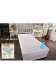 PLUS+ Bambu Su Sıvı Geçirmez Yatak Koruyucu Alez Fitted Full Kenar Alez Çarşaf Tek Çift Battal (10 FARKLI EBAT) - 1