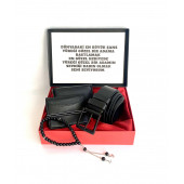 Kişiye Özel Not Cüzdan Kemer Kartlık Tesbih Sevgiliye Babaya Arkadaşa Hediye Set - 1