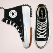 Converse Run Star Hike Platform Unisex Siyah Sneaker Spor Ayakkabı 166800C - 4