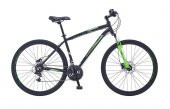 Salcano City Explorer V 19'' Gezi Bisikleti Mat Siyah-Sarı-Koyu Gri - 1