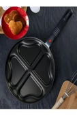 Kalpli 4 Gözlü Omlet Tavası - Kalp Şeklimde Pankek Tava - 1