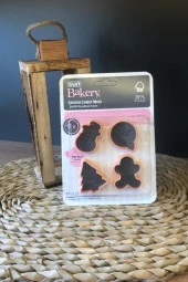 Sunplast Yılbaşı Kurabiye Kalıbı Cookies - Çam Ağacı, Kurabiye Adam, Kardan Adam, Ağaç Süsü thumbnail 2