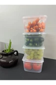2 Adet Huge Saklama Kabı Erzak Taze Sebze Buzluk Kabı Seti 2 Lt Kapaklı thumbnail 3