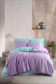 Harmony Trendy Lila-Mint Tek Kişilik Nevresim Takımı - 1