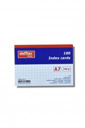 Index Kartı A7 Beyaz Kareli - 1