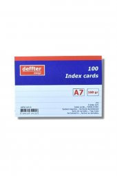 A7 Beyaz Çizgili Index Kartı - 1