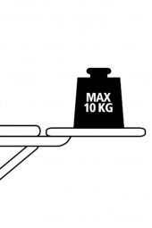 Brabantia 124x45cm (c) Buhar Kazanı Standlı Denım Black Desenli Ütü Masası - Ssuh - 4