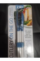 Joie Cutlery On The Go 3 Parça Çatal Kaşık Bıçak Seti - 1