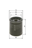 Honda Civic Es 1.6 2001-2006 Bosch Yağ Filtresi N11.21061 - 3
