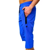 Saks Su İtici Özellikli Diz Altı Düz Renk Erkek Havuz Deniz Kapri - 2