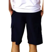 Lacivert Büyük Beden Kargo Cepli Model Su Itici Özellikli Erkek D thumbnail 6