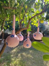 Ağaç Süsü,Balkon Süsü,Bahçe süsü  Bebek Pembe Renk thumbnail 1