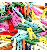 100lü Renkli Minik Mandal - 4