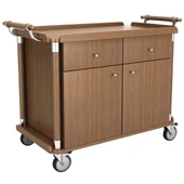 Dolaplı Ahşap Servis Arabası thumbnail 1