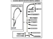 Duvara Monte Bulaşık Duş Spreyi Ünitesi thumbnail 2