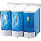 MİNİ SIVI SABUN DİSPENSERİ ÜÇLÜ 250 CC*3 PLX-3566-0 - 1