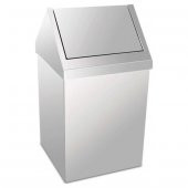 KROM ÇATI KAPAKLI ÇÖP KOVASI 36 LT PLX-3800-336 - 1