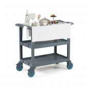 3 Raflı Plastik Servis Arabası thumbnail 1