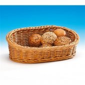 EĞİMLİ OVAL PLASTİK SEPET (Koyu ) - 1