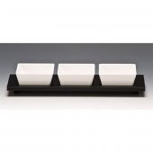 K-6006 MODEL AKRİLİK STANDLI MELAMİN ÇEREZLİK 3 LÜ - 1