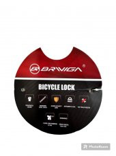 BRIVIGA ZİNCİR KİLİT ANAHTARLI 2S07 SİYAH 8X1200 - 3
