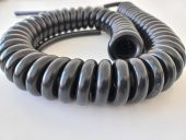 3x2.5 mm Ucu Açık Siyah Spiral Elektrik Kablosu 4 Metre - 1