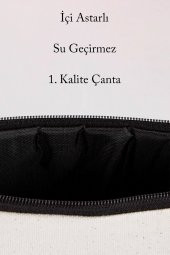 Teacher Yazılı Öğretmenler Günü Hediyesi Astarlı Lüks Clutch Çanta - 2