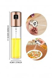 2li Cam 100 ML Yağ Limon Sos Spreyi Sosluk Yağdanlık - 2