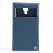 Samsung Galaxy S4 için Kapaklı Kılıf Pencereli Silikon İç Kısımlı - 6