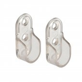 Askı Flanşı Oval Dolap Elbise Askı Asma Aparatı Plastik Aparat 45 mm (2 ADET) - 4